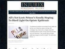 Tablet Screenshot of injurix.com